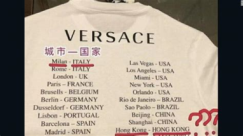 is givenchy made in china|versace controversy.